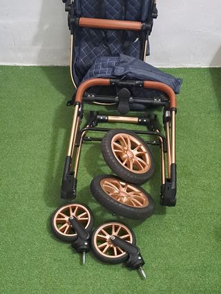 Carro bebé - Plegable Azul