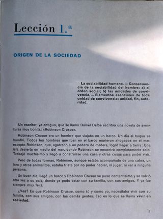 Libro texto 1971: Formación político-sociaL