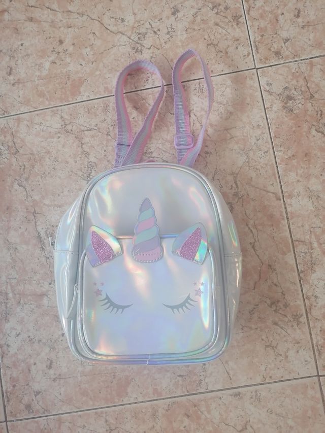 Mochila Unicornio 🦄 Plata