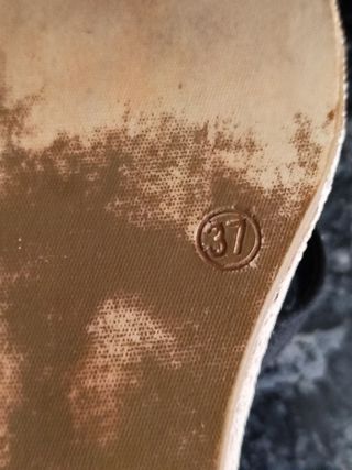 Sandalias Bottega Veneta negras, talla 37