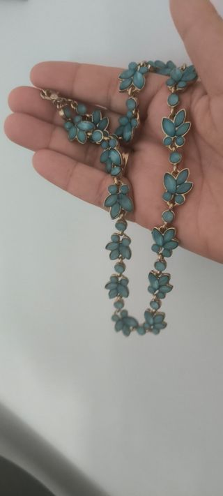 Collar diseño floral 