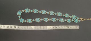 Collar diseño floral 