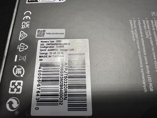 2 modulos Corsair Dominator Titanium RAM 32GB