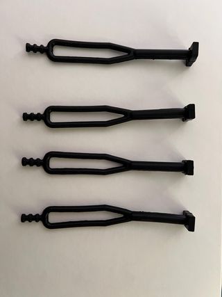 4 Gomas elásticas para careta faro moto