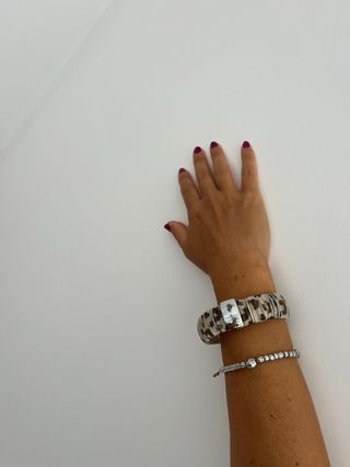 Bracciale Hip Hop - Beige/Marrone