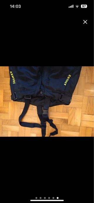 Pantalón moto Armure - Negro