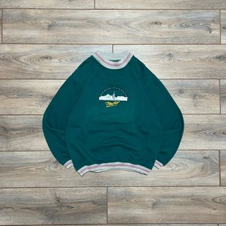 Vintage 90s Embroidered Graphic Crewneck