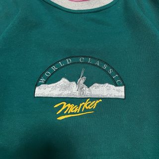 Vintage 90s Embroidered Graphic Crewneck