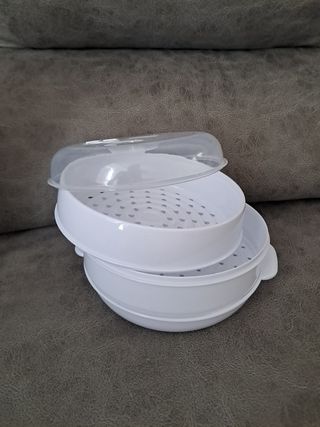 Vaporera Microondas 2 Capas