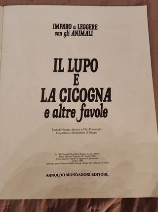 Il lupo e la cicogna e altre favole