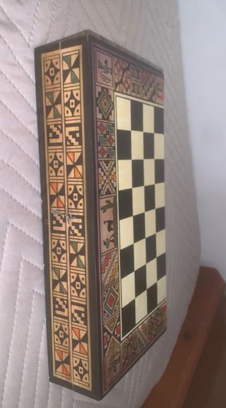 Ajedrez artesanal indígena Nuevo sin estrenar