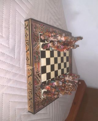Ajedrez artesanal indígena Nuevo sin estrenar