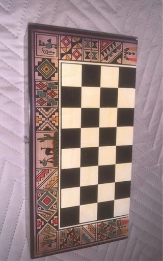 Ajedrez artesanal indígena Nuevo sin estrenar