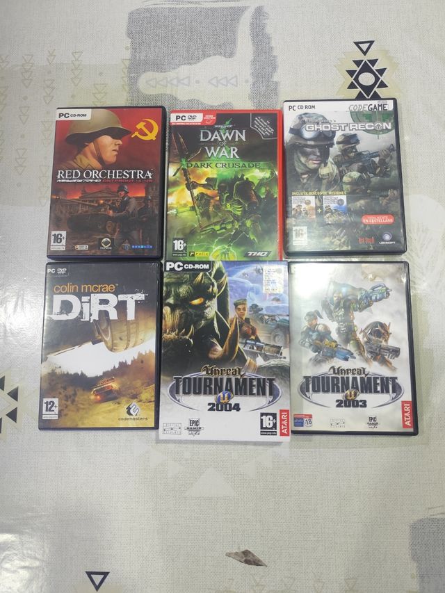 7 Juegos PC en buen estado.