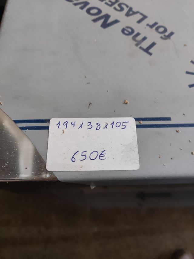 CONTRABARRA DE ACERO INOXIDABLE DE 194 CM