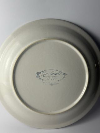 Plato Garlande vintage - Flores