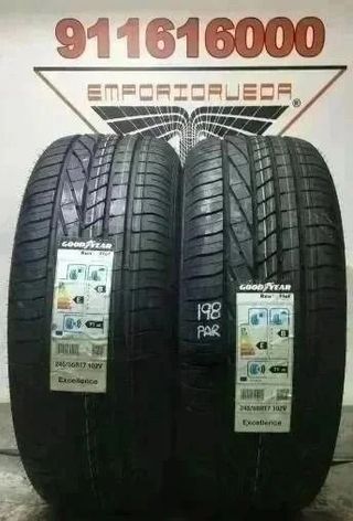 245 55 17 V GOODYEAR RUNFLAT RUEDA YA MONTADA