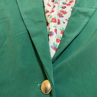 Giacca Blazer Verde Basic Classico Casual Elegante