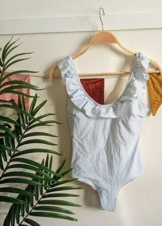 Bañador rayas H&M - volantes