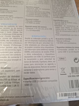 Adaptador Infrarrojos USB 2.0 Conceptronic