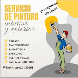 Pintura interior y exterior trabajos verticales ,