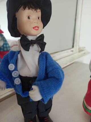 Bambole in ceramica - coppia