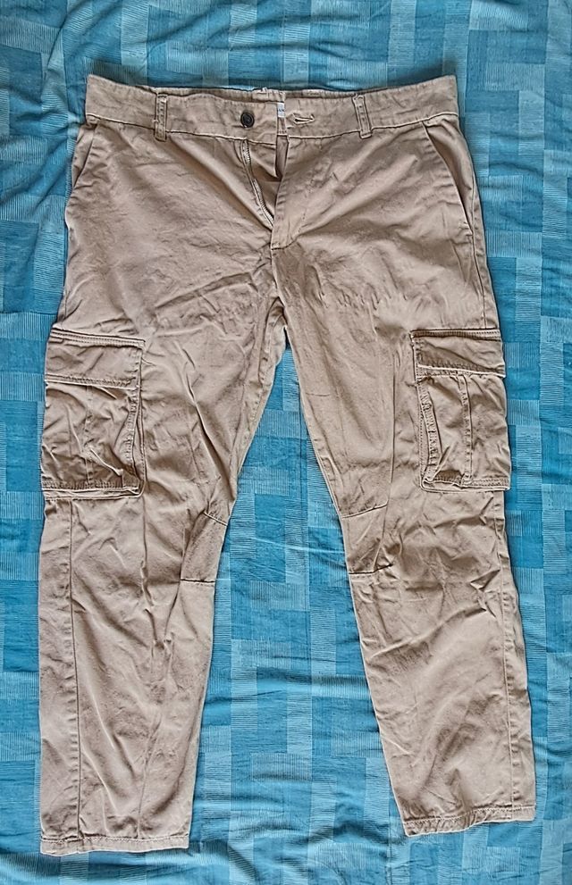 Pantaloni Cargo Calliope Beige Uomo 48