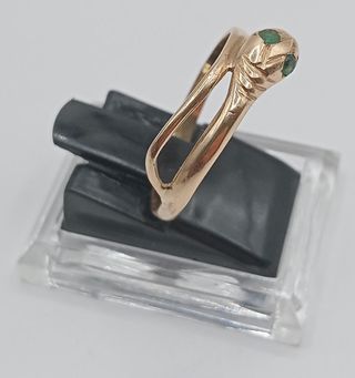 Anillo Serpiente de oro 18k, 3,15gr, Ref. O-230.