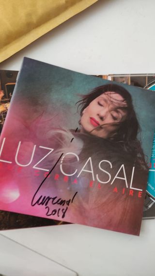 CD Luz Casal - Que corra el aire FIRMADO