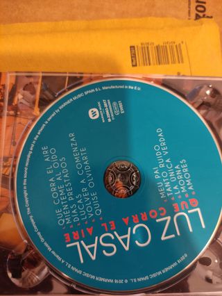 CD Luz Casal - Que corra el aire FIRMADO