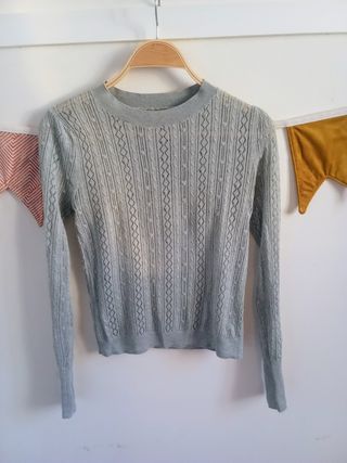 Jersey MANGO verano gris - Talla S