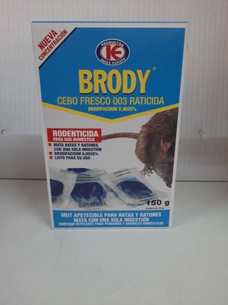 Brody Raticida 150gr - Cebo Fresco