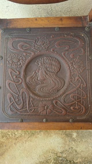 Sillas antiguas de madera - 2 uds