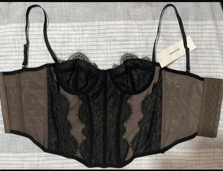 Corset Urban Outfitters negro XS Nuevo!