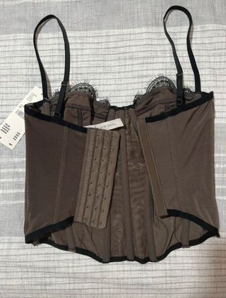 Corset Urban Outfitters negro XS Nuevo!