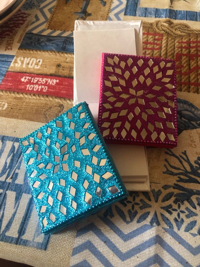 3 Libretas Mosaico Brillantes