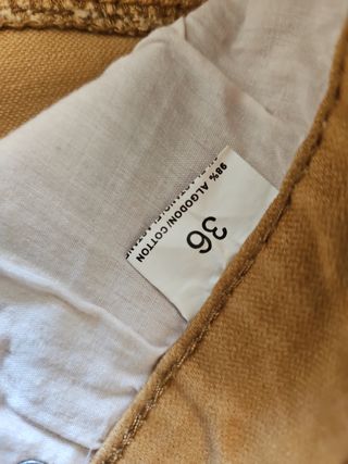 Conjunto verano blanco&marrón T-36