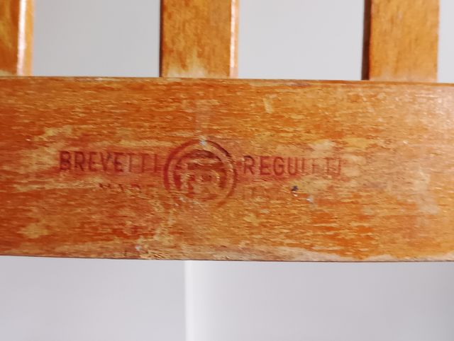 Sediolina pieghevole legno Fratelli Reguitti