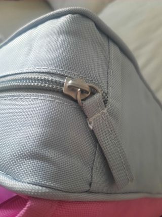 Trona viaje bebé portátil rosa