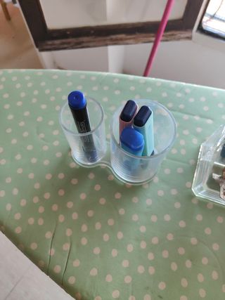 Organizador escritorio transparente