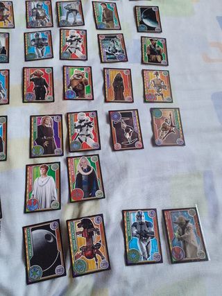 40 Cartas Star Wars Topps