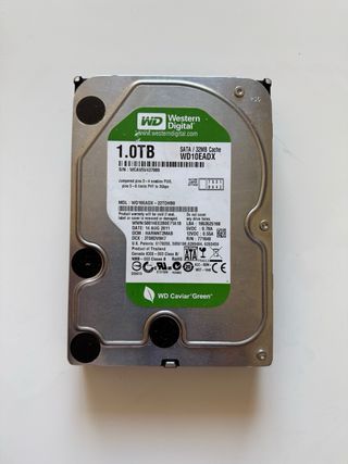 Disco Duro WD 1TB - 3,5. Testeado