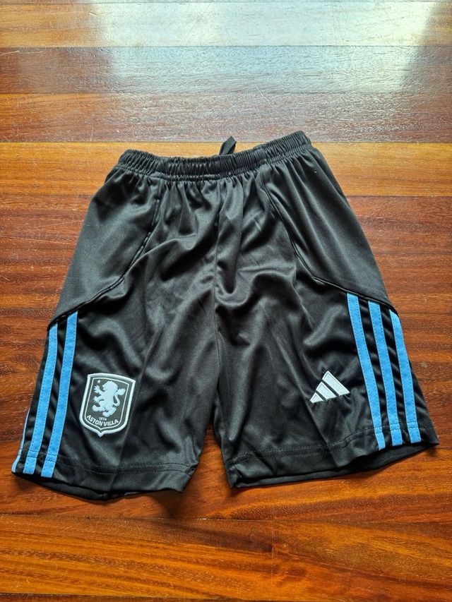 Equipación fútbol Aston Villa niño