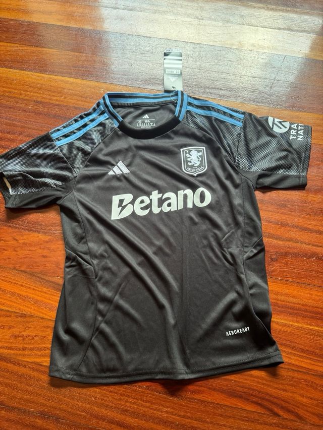 Equipación fútbol Aston Villa niño