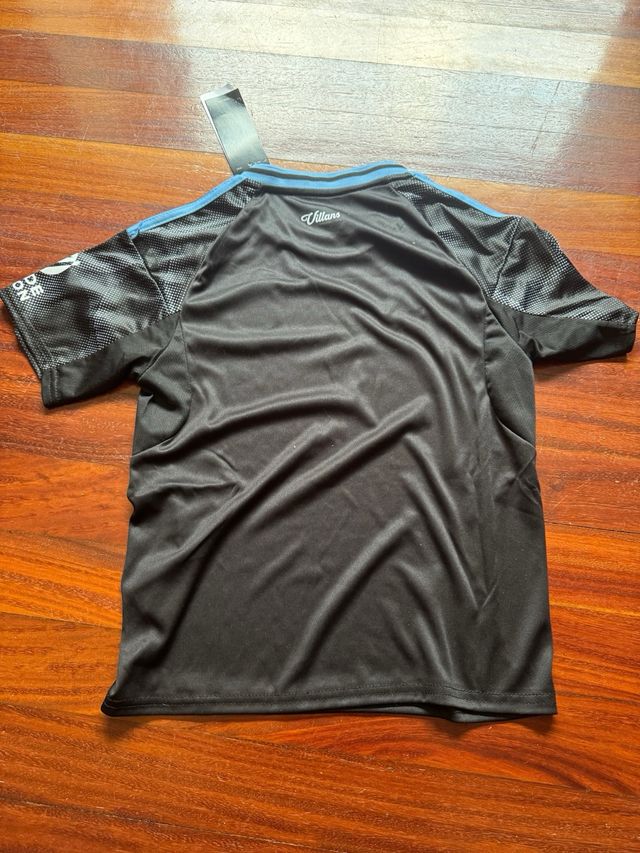 Equipación fútbol Aston Villa niño