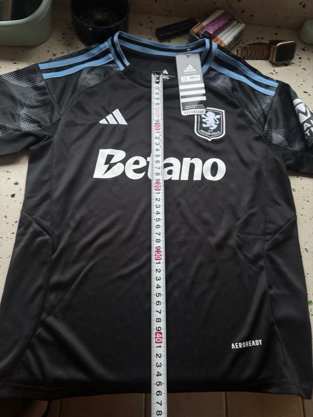 Equipación fútbol Aston Villa niño