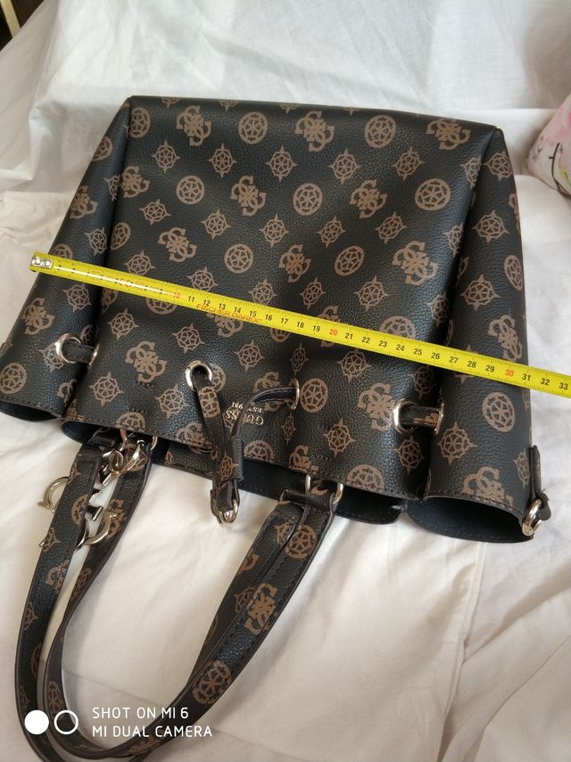 Borsa Guess marrone-nera