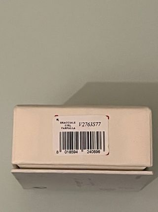 Bracciale della THUN bimba giallo con farfallarosa
