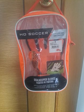 Guantes portero HO Soccer niño talla 6