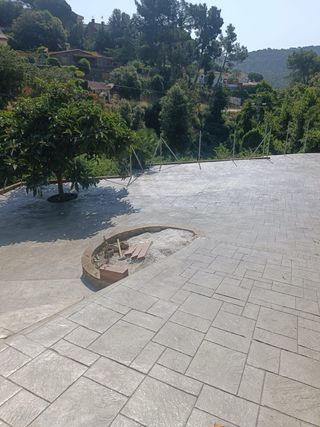 Suelo hormigón impreso